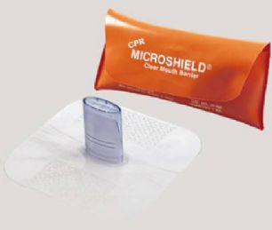 CPR Microshield Mouth Barrier, Case of 50